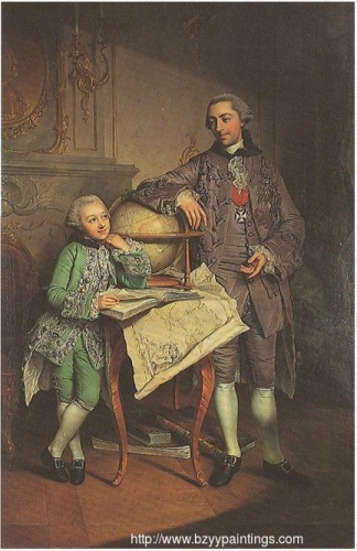 Portrait of Grand-duke Friedrich Franz I of Mecklenburg-Schwerin and his tutor.jpg