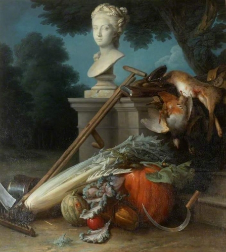 Garden Still Life with Implements Vegetables Dead Game and a Bust of Ceres.jpg